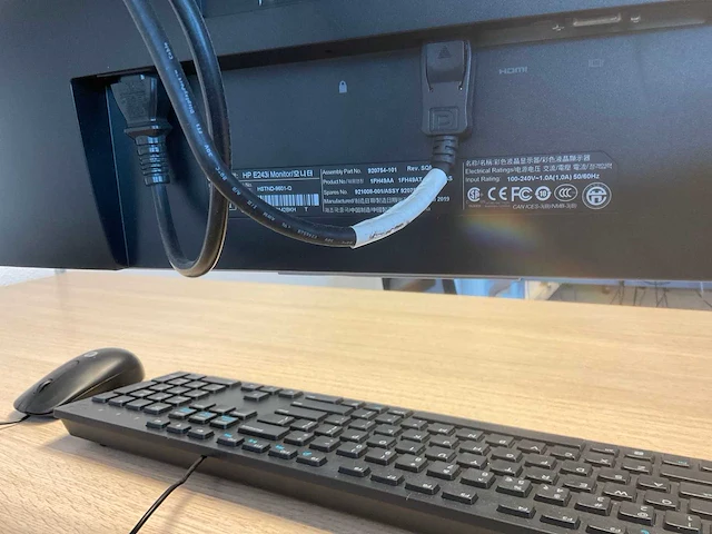 Hp elite e243i monitor (2x) - afbeelding 6 van  6