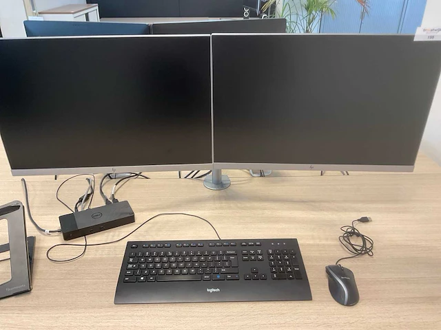 Hp elite e243i monitor (2x) - afbeelding 2 van  6