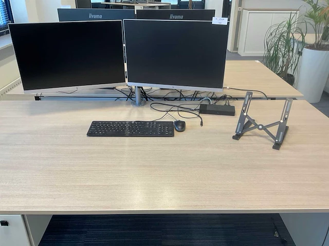 Hp elite e243i monitor (2x) - afbeelding 1 van  6