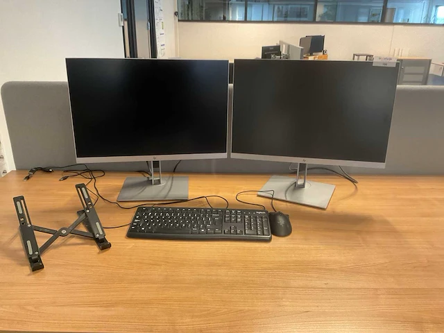 Hp elite e243i monitor (2x) - afbeelding 1 van  4