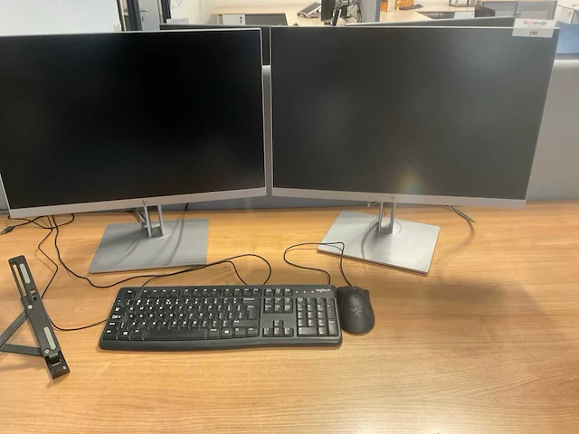 Hp elite e243i monitor (2x) - afbeelding 2 van  4