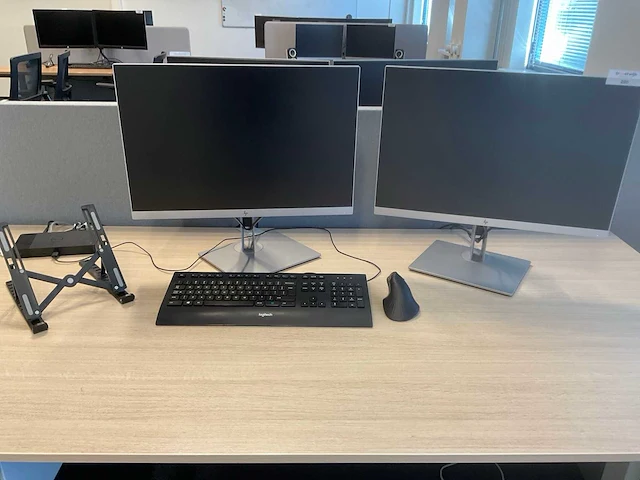 Hp elite e243i monitor (2x) - afbeelding 1 van  6