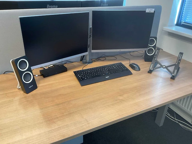 Hp elite e243i monitor (2x) - afbeelding 1 van  6