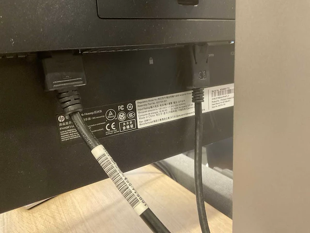 Hp elite e243i monitor (2x) - afbeelding 5 van  5