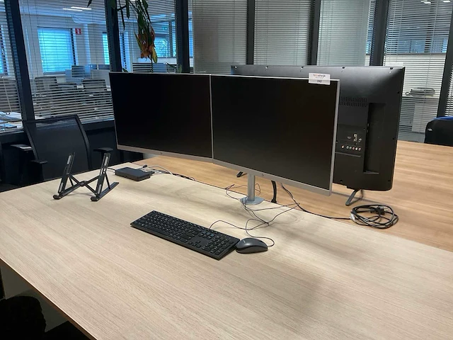Hp elite e243i monitor (2x) - afbeelding 1 van  6