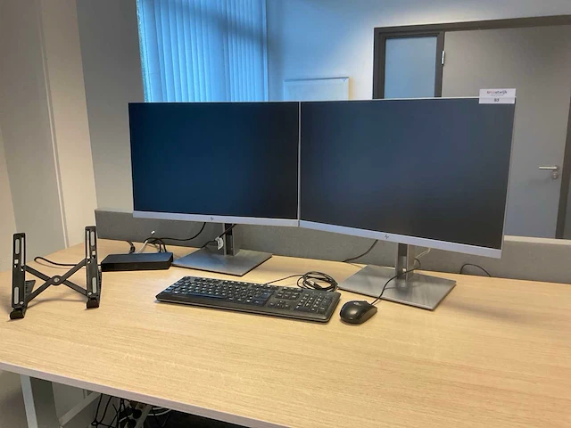 Hp elite e243i monitor (2x) - afbeelding 1 van  6