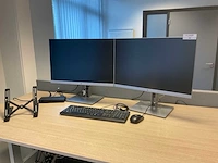 Hp elite e243i monitor (2x) - afbeelding 1 van  6