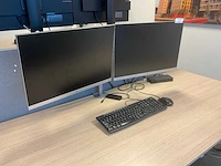 Hp elite e243i monitor (2x)