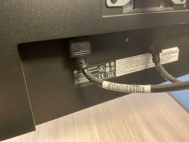 Hp elite e243i monitor (2x) - afbeelding 5 van  5