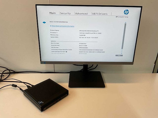 Hp elite mini 800 g9 desktop - afbeelding 5 van  7