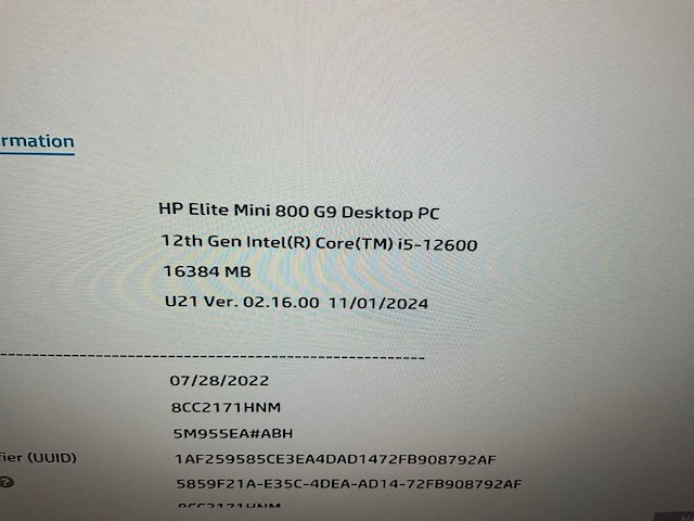 Hp elite mini 800 g9 desktop - afbeelding 6 van  7