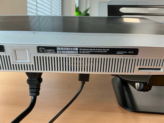 Hp elite one 800 g6 aio-desktop - afbeelding 5 van  5