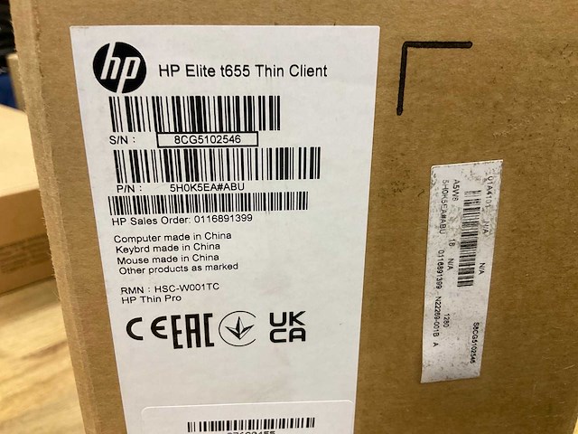 Hp elite t655 thin client - afbeelding 2 van  2