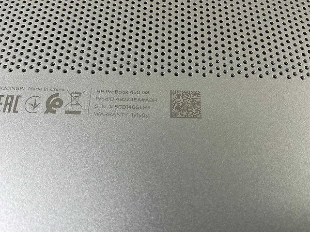 Hp elitebook 450 g8 15.5”, core(tm) i5 11th gen, 16 gb ram, 256 gb nvme laptop - afbeelding 7 van  7