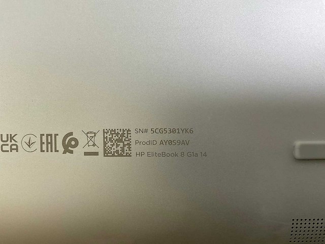 Hp elitebook 8 g1a 14”, amd ryzen 5 pro 230, 16 gb ram, 512 gb nvme laptop - afbeelding 3 van  3