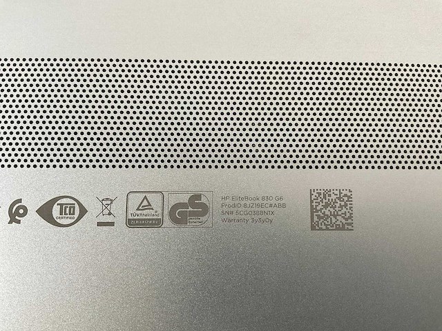 Hp elitebook 830 g6 13,3”, core(tm) i7 8th gen, 16 gb ram, 512 gb nvme laptops (2x) - afbeelding 14 van  15