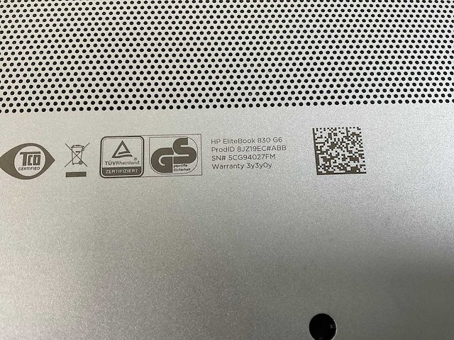 Hp elitebook 830 g6 13.3”, core(tm) i7 8th gen, 32 gb ram, 512 gb nvme laptop - afbeelding 7 van  7