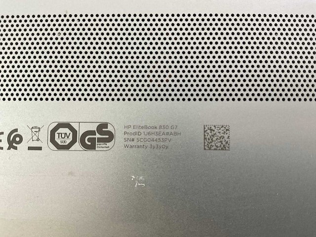 Hp elitebook 830 g7 13.3”, core(tm) i7 10th gen, 16 gb ram, 256 gb nvme laptop - afbeelding 6 van  6