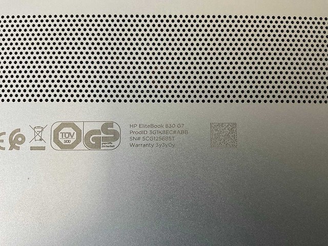 Hp elitebook 830 g7 13.3”, core(tm) i7 10th gen, 16 gb ram, 512 gb nvme laptop - afbeelding 7 van  7