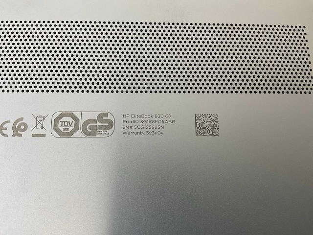 Hp elitebook 830 g7 13.3”, core(tm) i7 10th gen, 16 gb ram, 512 gb nvme laptop - afbeelding 7 van  7