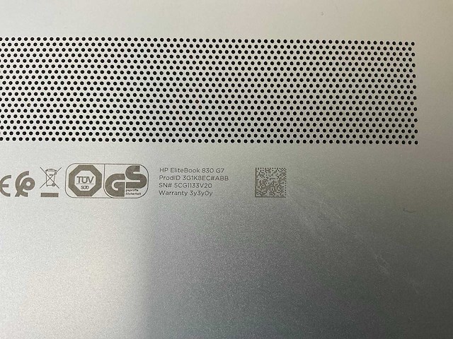 Hp elitebook 830 g7 13.3”, core(tm) i7 10th gen, 16 gb ram, 512 gb nvme laptop - afbeelding 7 van  7