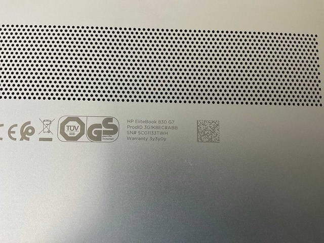 Hp elitebook 830 g7 13.3”, core(tm) i7 10th gen, 16 gb ram, 512 gb nvme laptop - afbeelding 7 van  7