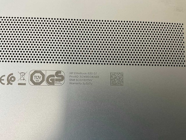 Hp elitebook 830 g7 13.3”, core(tm) i7 10th gen, 16 gb ram, 512 gb nvme laptop - afbeelding 7 van  7