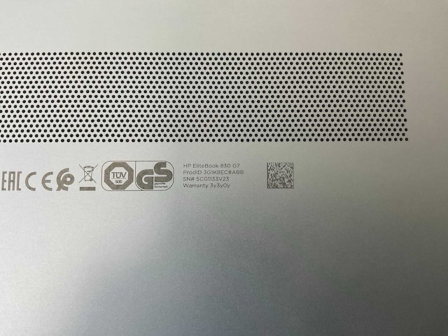 Hp elitebook 830 g7 13.3”, core(tm) i7 10th gen, 16 gb ram, 512 gb nvme laptop - afbeelding 7 van  7