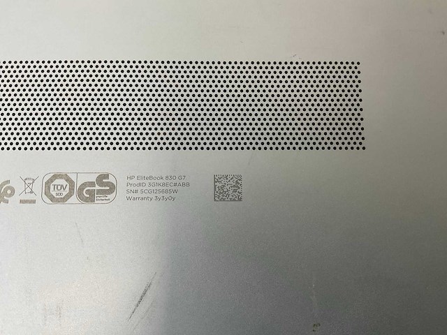 Hp elitebook 830 g7 13.3”, core(tm) i7 10th gen, 16 gb ram, 512 gb nvme laptop - afbeelding 7 van  7