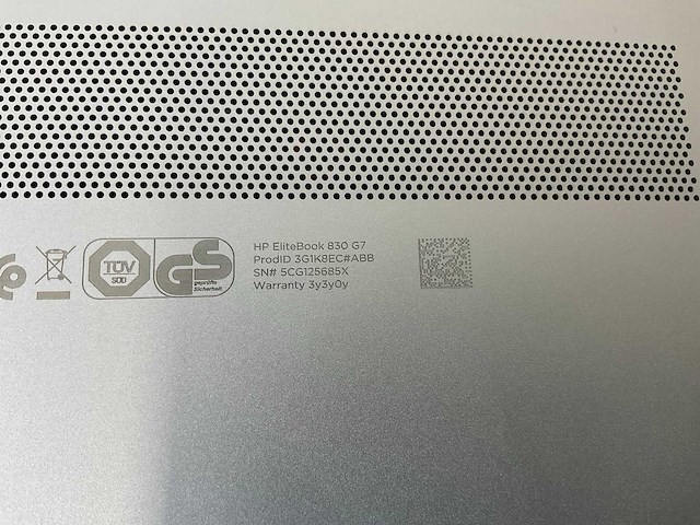 Hp elitebook 830 g7 13.3”, core(tm) i7 10th gen, 16 gb ram, 512 gb nvme laptop - afbeelding 7 van  7