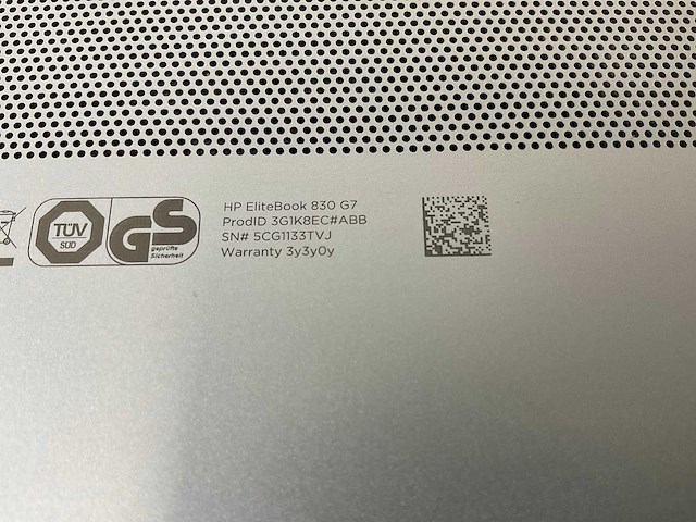 Hp elitebook 830 g7 13.3”, core(tm) i7 10th gen, 16 gb ram, 512 gb nvme laptop - afbeelding 7 van  7