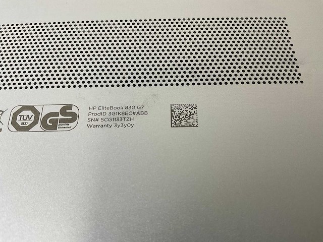 Hp elitebook 830 g7 13.3”, core(tm) i7 10th gen, 16 gb ram, 512 gb nvme laptop - afbeelding 7 van  7