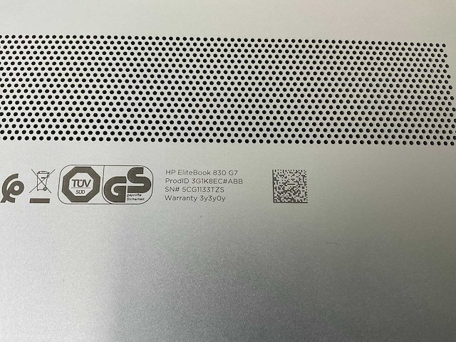 Hp elitebook 830 g7 13.3”, core(tm) i7 10th gen, 16 gb ram, 512 gb nvme laptop - afbeelding 7 van  7