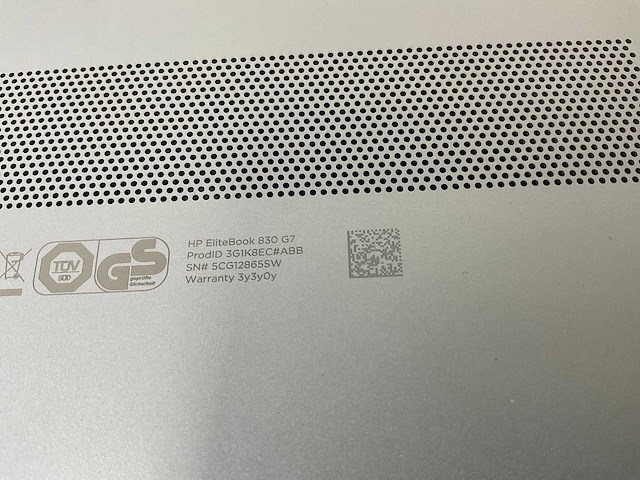 Hp elitebook 830 g7 13.3”, core(tm) i7 10th gen, 16 gb ram, 512 gb nvme laptop - afbeelding 7 van  7