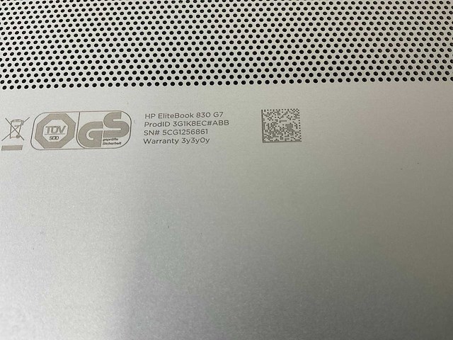 Hp elitebook 830 g7 13.3”, core(tm) i7 10th gen, 16 gb ram, 512 gb nvme laptop - afbeelding 7 van  7