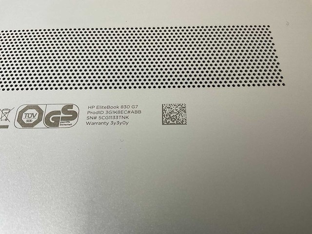 Hp elitebook 830 g7 13.3”, core(tm) i7 10th gen, 16 gb ram, 512 gb nvme laptop - afbeelding 7 van  7