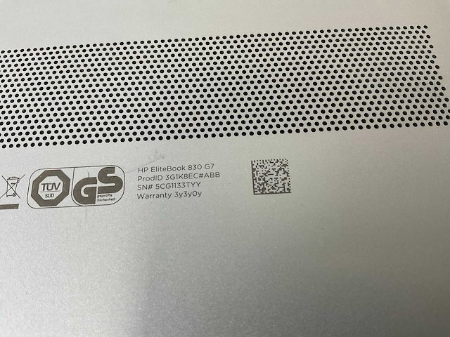 Hp elitebook 830 g7 13.3”, core(tm) i7 10th gen, 16 gb ram, 512 gb nvme laptop - afbeelding 7 van  7