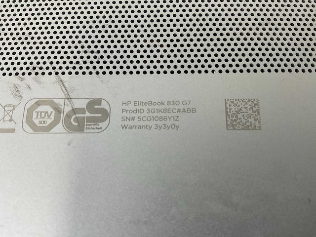 Hp elitebook 830 g7 13.3”, core(tm) i7 10th gen, 16 gb ram, 512 gb nvme laptop - afbeelding 7 van  7