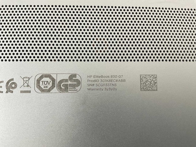 Hp elitebook 830 g7 13,3”, core(tm) i7 10th gen, 16 gb ram, 512 gb nvme laptop - afbeelding 7 van  7