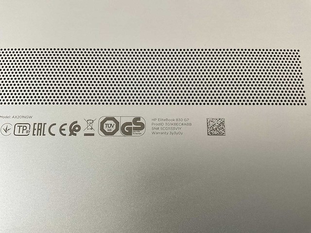 Hp elitebook 830 g7 13,3”, core(tm) i7 10th gen, 16 gb ram, 512 gb nvme laptop - afbeelding 6 van  7