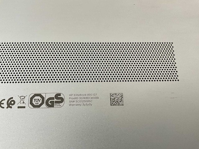 Hp elitebook 830 g7 13,3”, core(tm) i7 10th gen, 16 gb ram, 512 gb nvme laptop - afbeelding 7 van  8