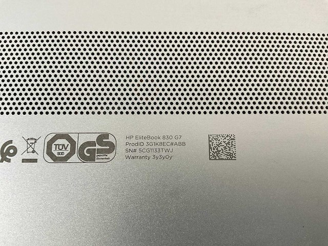 Hp elitebook 830 g7 13,3”, core(tm) i7 10th gen, 16 gb ram, 512 gb nvme laptop - afbeelding 7 van  7
