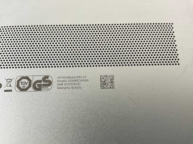 Hp elitebook 830 g7 13,3”, core(tm) i7 10th gen, 16 gb ram, 512 gb nvme laptop - afbeelding 7 van  8