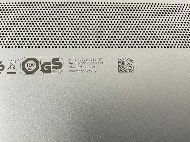 Hp elitebook 830 g7 13,3”, core(tm) i7 10th gen, 16 gb ram, 512 gb nvme laptop - afbeelding 7 van  7
