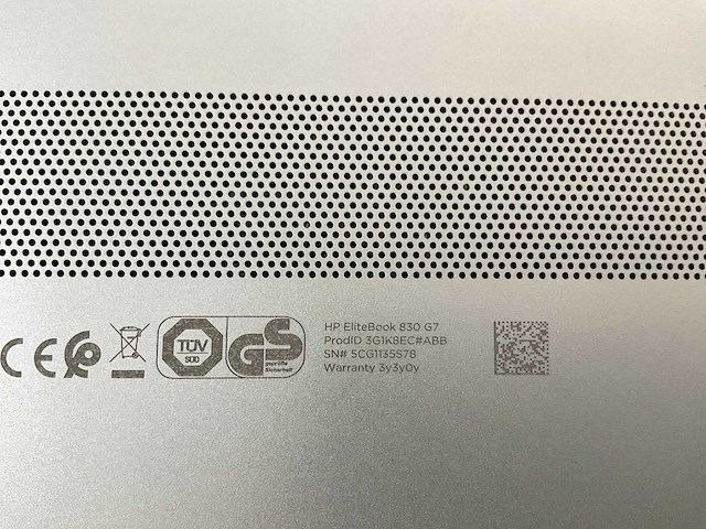 Hp elitebook 830 g7 13,3”, core(tm) i7 10th gen, 16 gb ram, 512 gb nvme laptop - afbeelding 7 van  7
