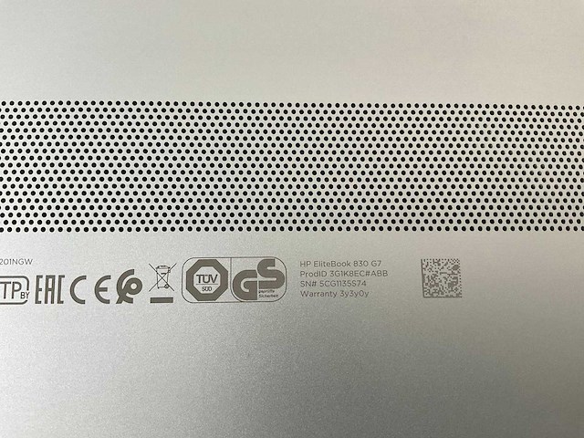 Hp elitebook 830 g7 13,3”, core(tm) i7 10th gen, 16 gb ram, 512 gb nvme laptop - afbeelding 7 van  7