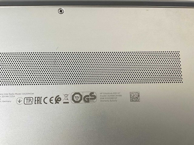 Hp elitebook 830 g7 13,3”, core(tm) i7 10th gen, 16 gb ram, 512 gb nvme laptop - afbeelding 7 van  7