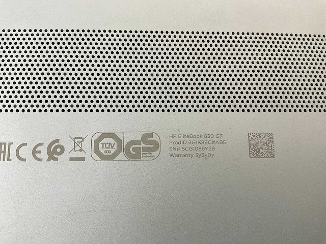 Hp elitebook 830 g7 13,3”, core(tm) i7 10th gen, 16 gb ram, 512 gb nvme laptop - afbeelding 7 van  7