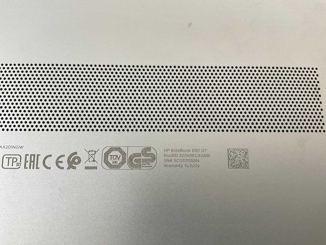 Hp elitebook 830 g7 13.3”, core(tm) i7 10th gen, 16 gb ram, 512 gb nvme laptop - afbeelding 7 van  7