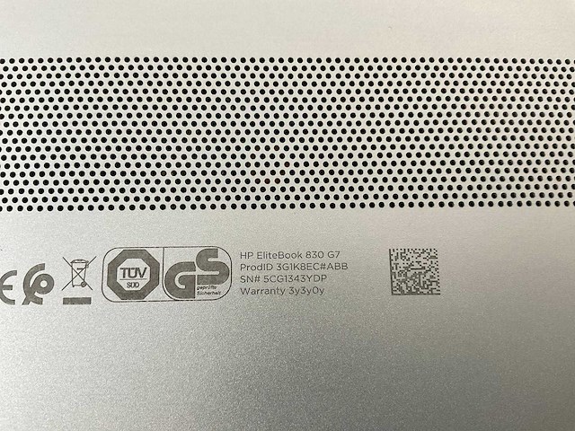 Hp elitebook 830 g7 13.3”, core(tm) i7 10th gen, 16 gb ram, 512 gb nvme laptop - afbeelding 7 van  7